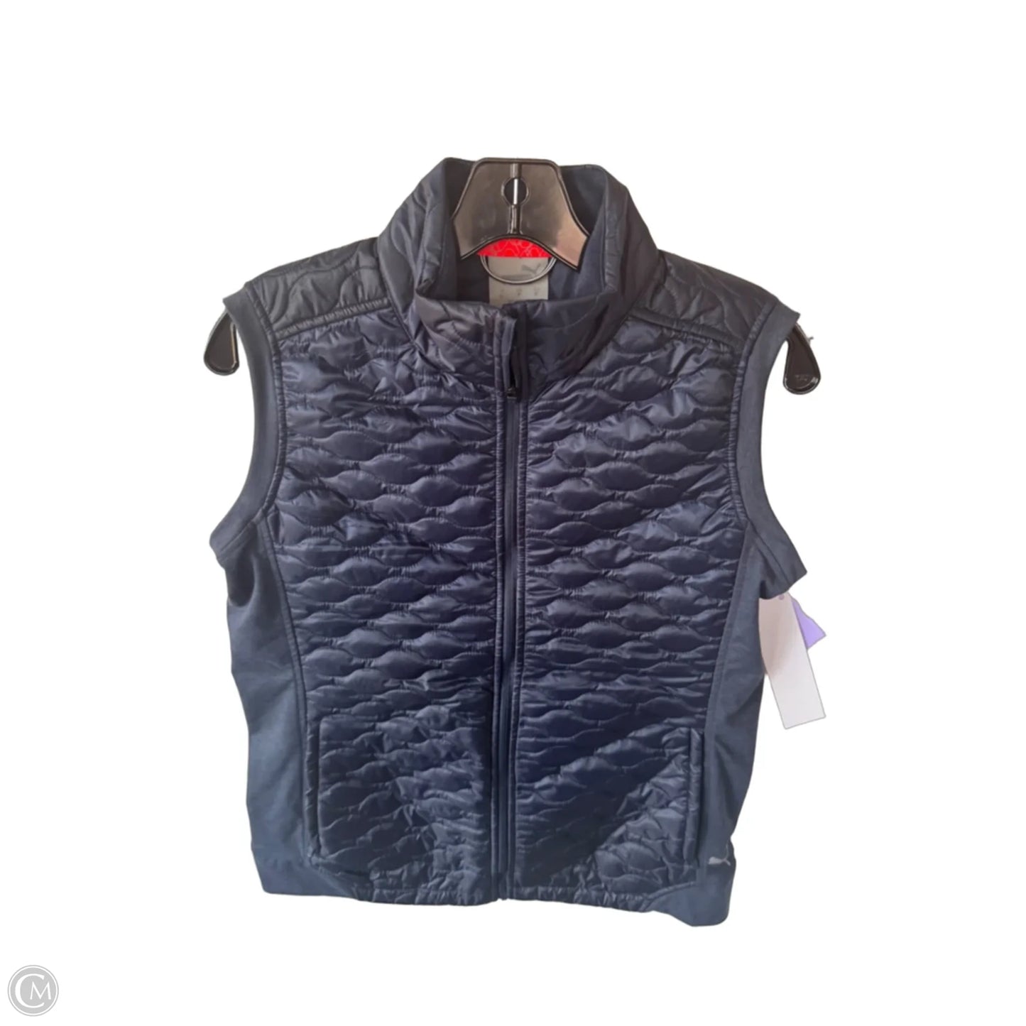 Vest Puffer & Quilted By Puma In Blue, Size: S