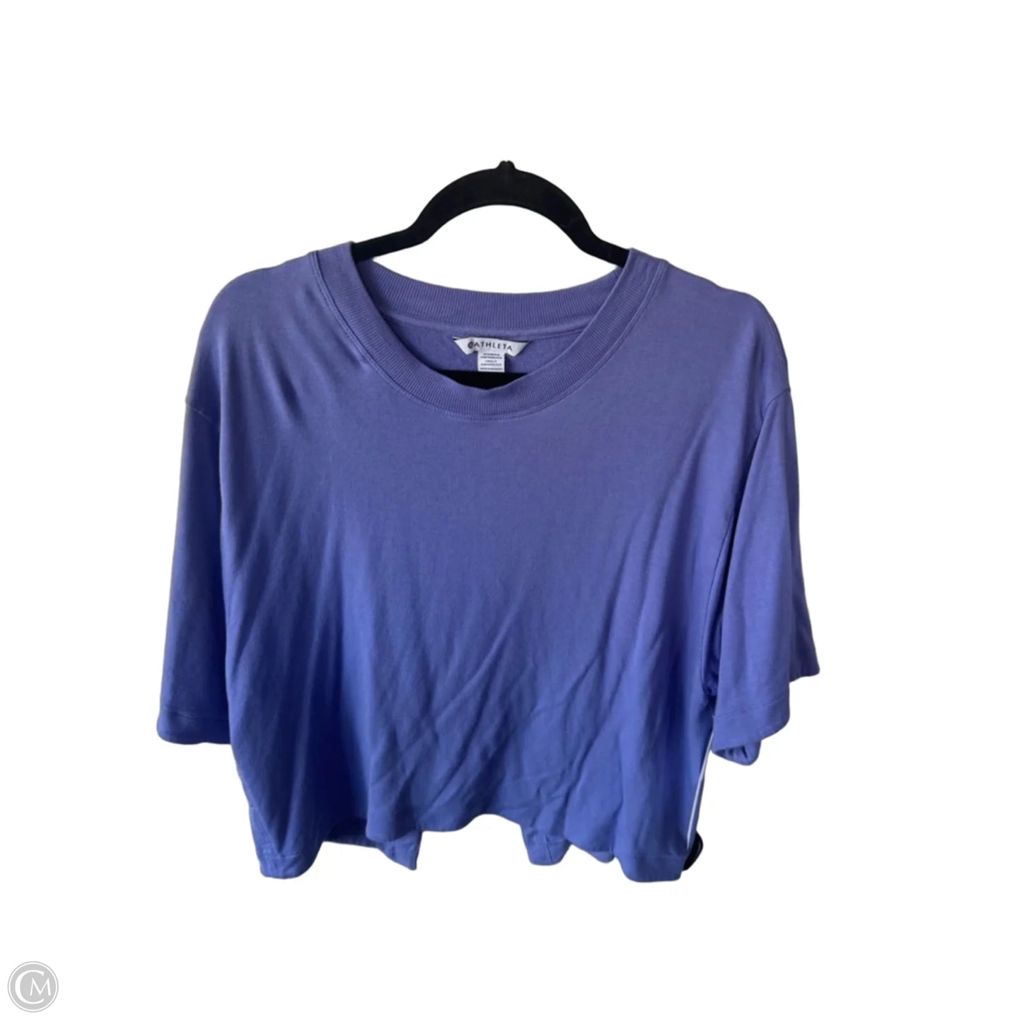 Athletic Top Short Sleeve By Athleta In Purple, Size: S