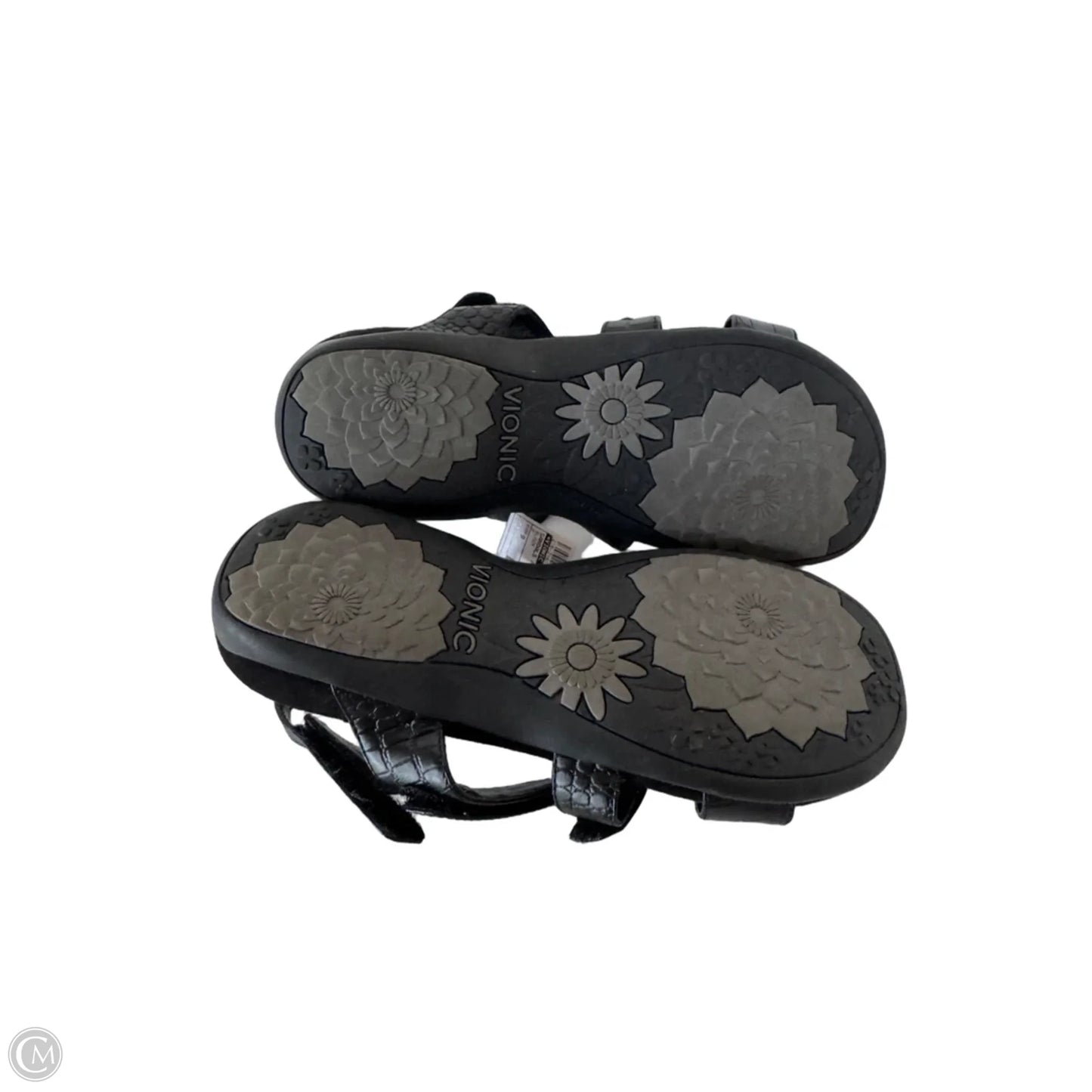 Sandals Flats By Vionic In Black, Size: 9