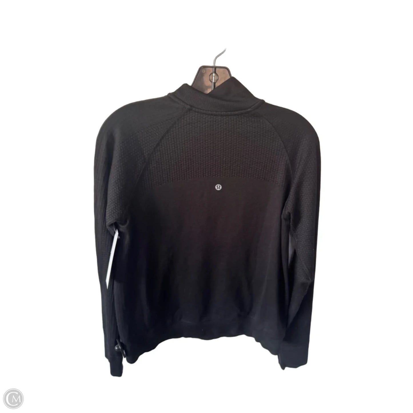 Athletic Sweatshirt Crewneck By Lululemon In Black, Size: M
