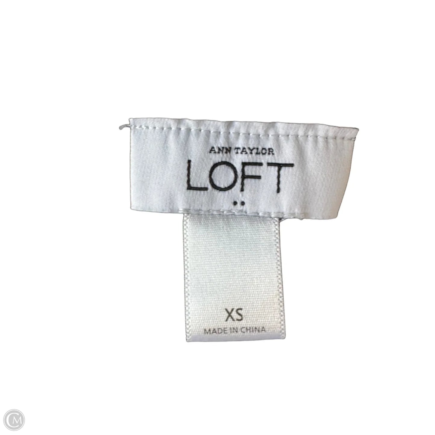 Top 3/4 Sleeve By Loft In Black, Size: Xs