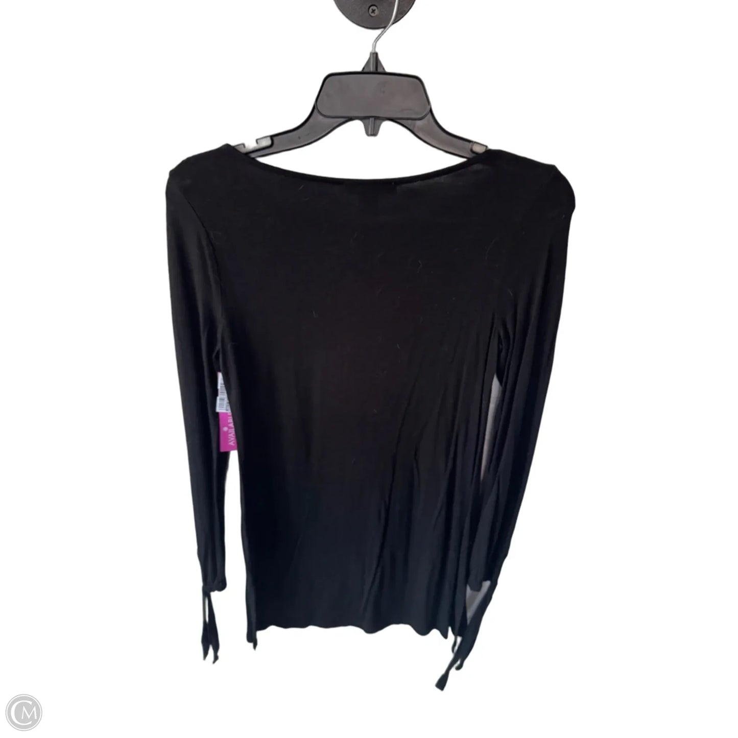 Top Long Sleeve By White House Black Market In Black, Size: Xxs