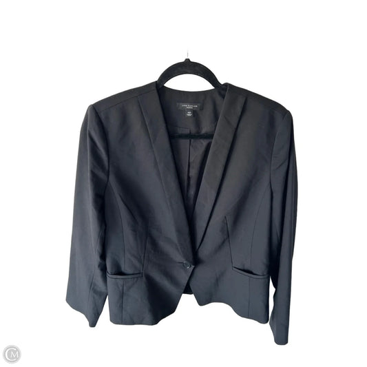 Blazer By Ann Taylor In Black, Size: Xlp
