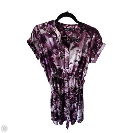 Dress Work By Simply Vera In Purple & White, Size: M