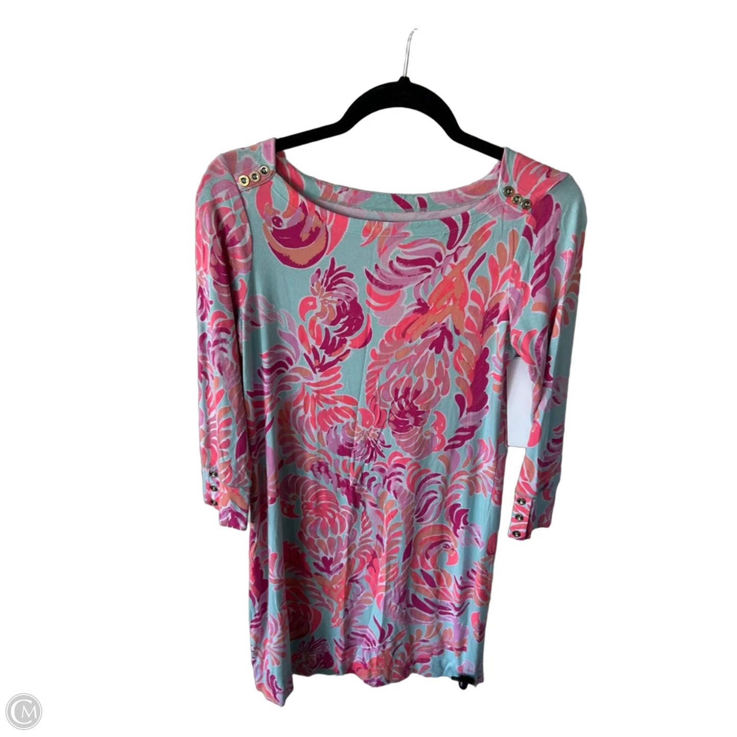 Dress Designer By Lilly Pulitzer In Blue & Pink, Size: S