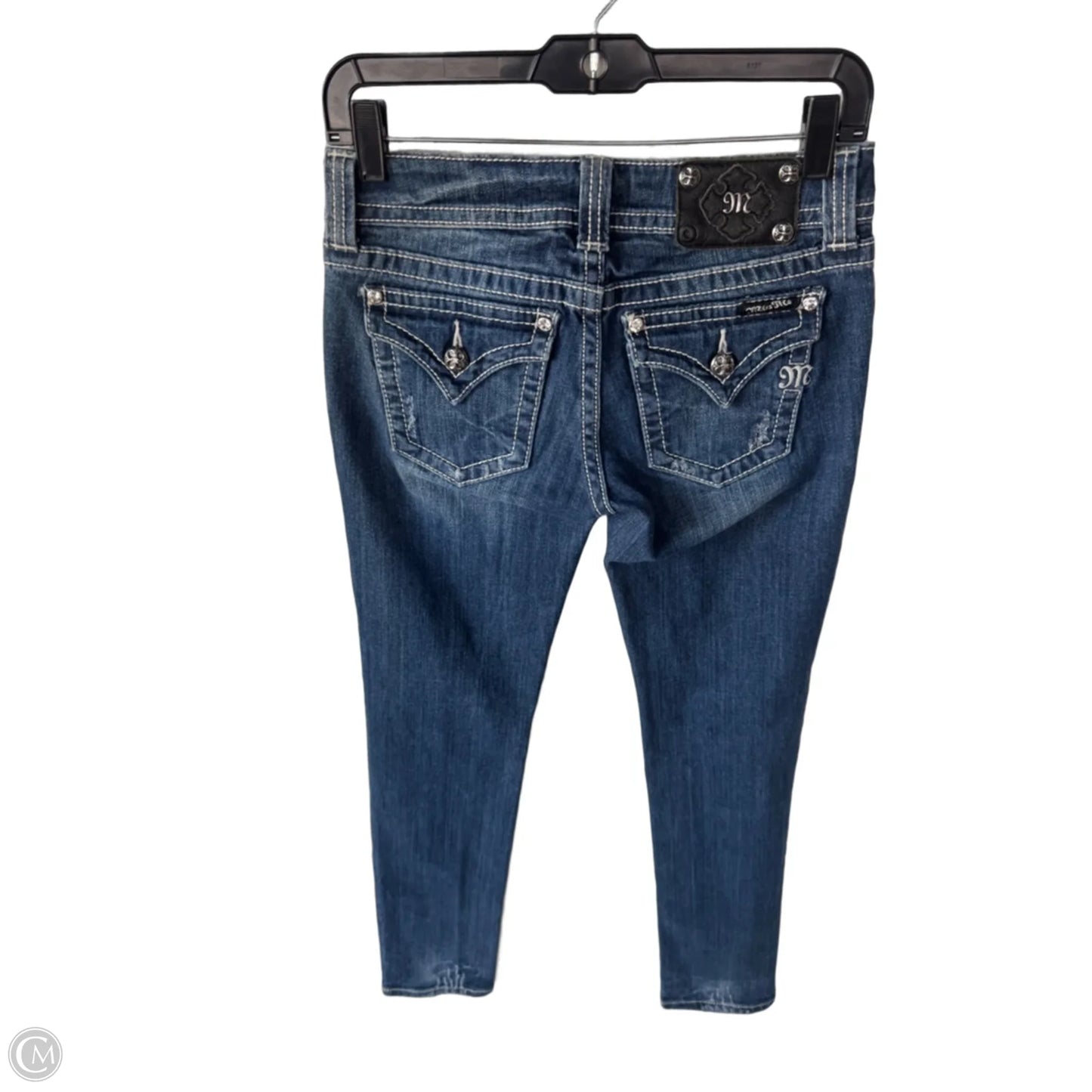 Jeans Skinny By Miss Me In Blue Denim, Size: 4