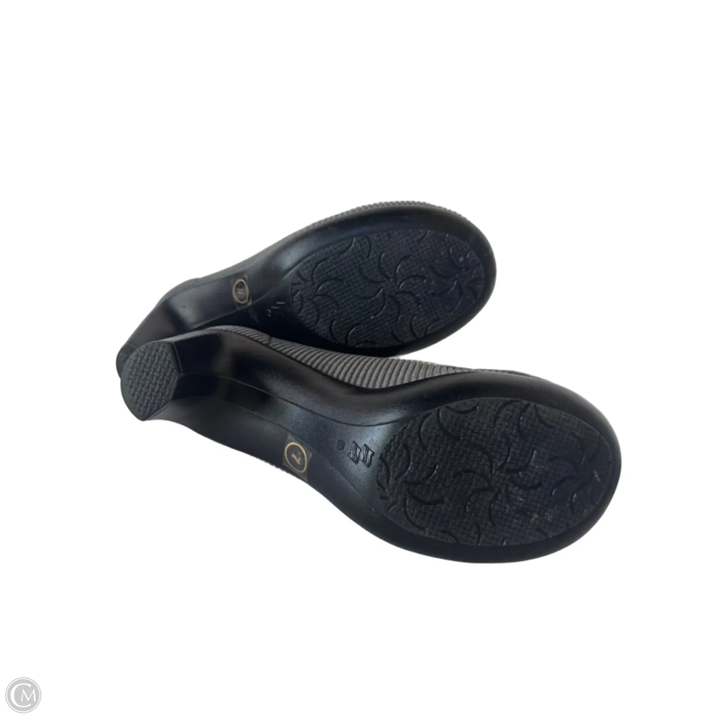 Shoes Heels Block By Clothes Mentor In Grey, Size: 7