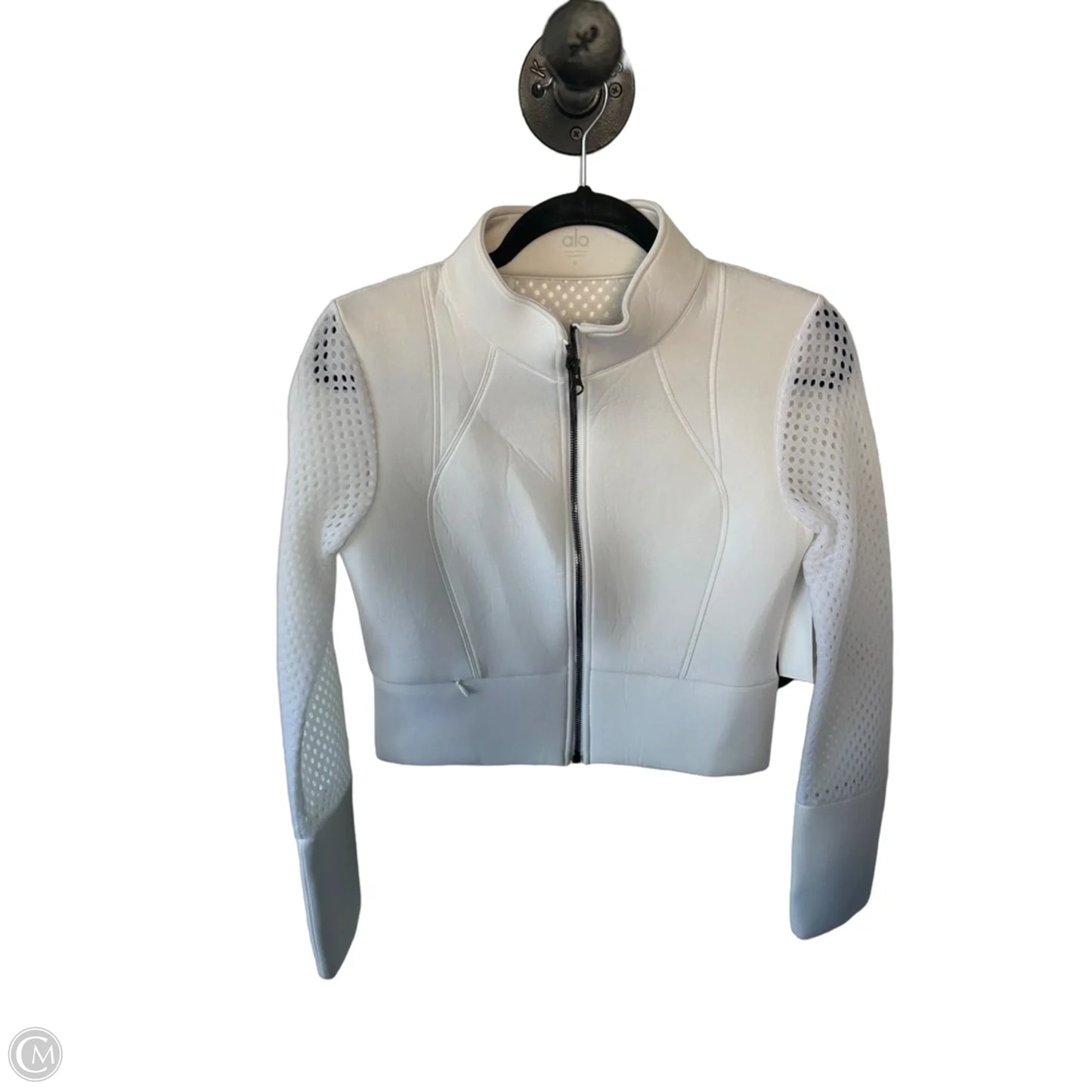 Athletic Jacket By Alo In White, Size: S