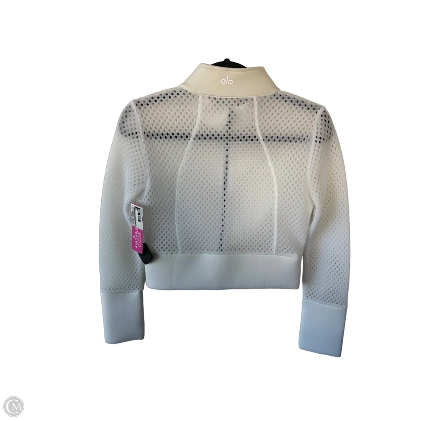 Athletic Jacket By Alo In White, Size: S