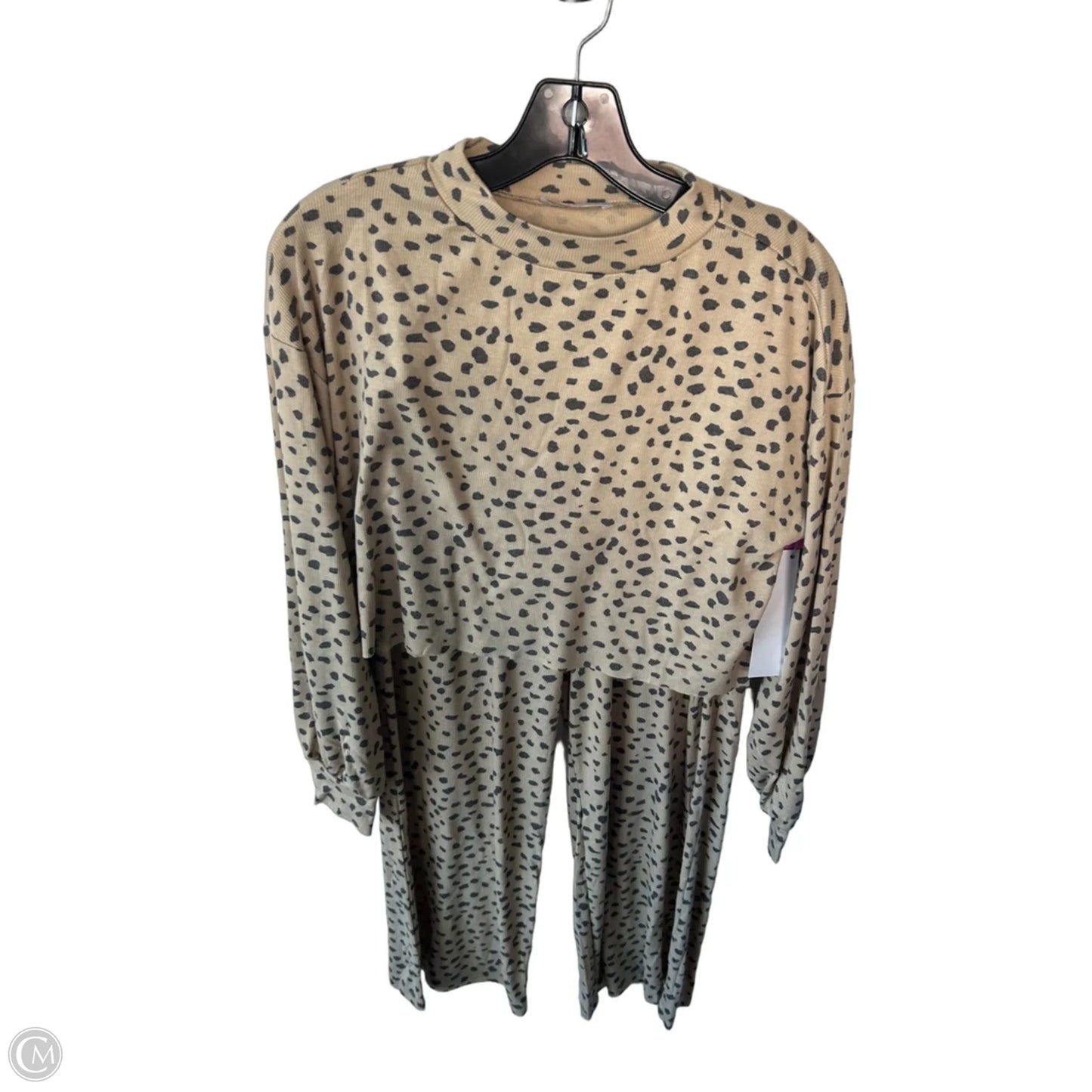 Lounge Set Pants By Beach Riot In Animal Print, Size: S