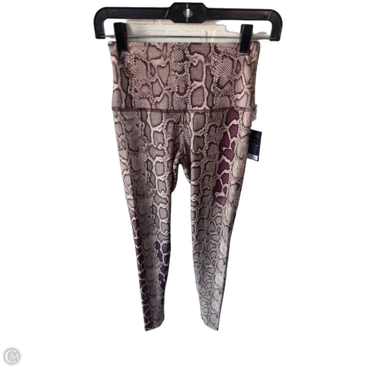 Athletic Leggings By Cmc In Snakeskin Print, Size: Xs
