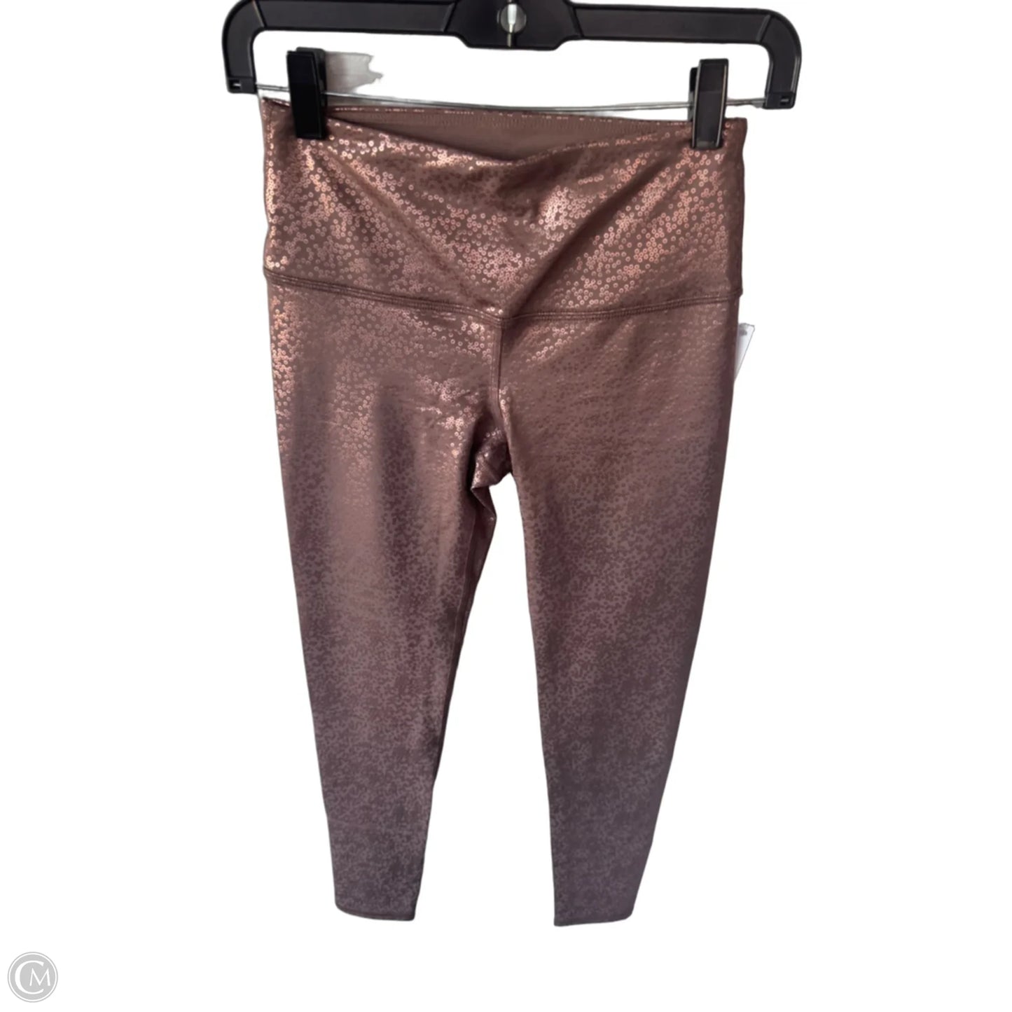 Athletic Leggings By Cmc In Rose Gold, Size: S