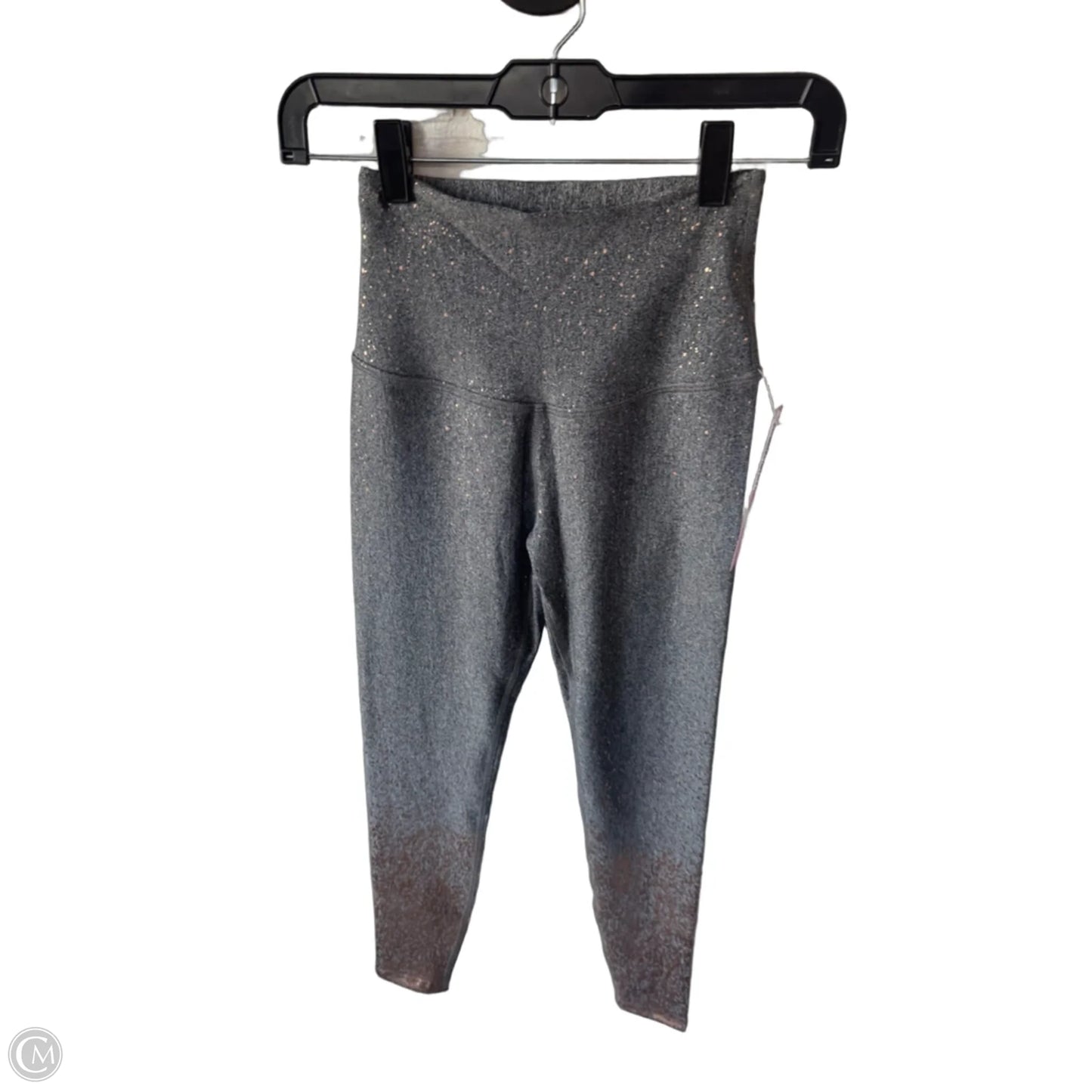 Athletic Leggings By Beyond Yoga In Gold & Grey, Size: S