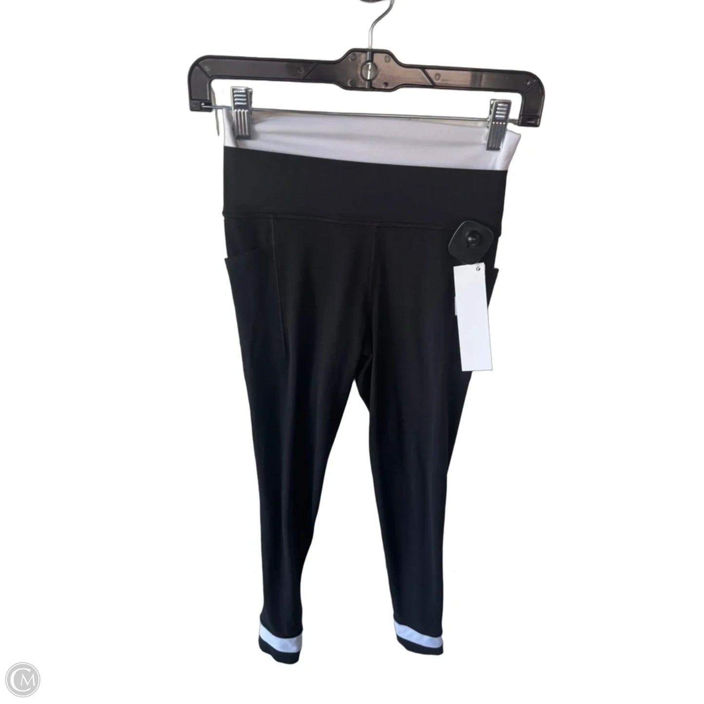 Athletic Leggings By Athleta In Black & White, Size: Xs