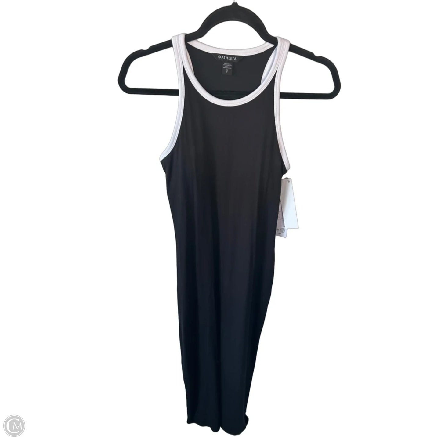 Athletic Dress By Athleta In Black & White, Size: S