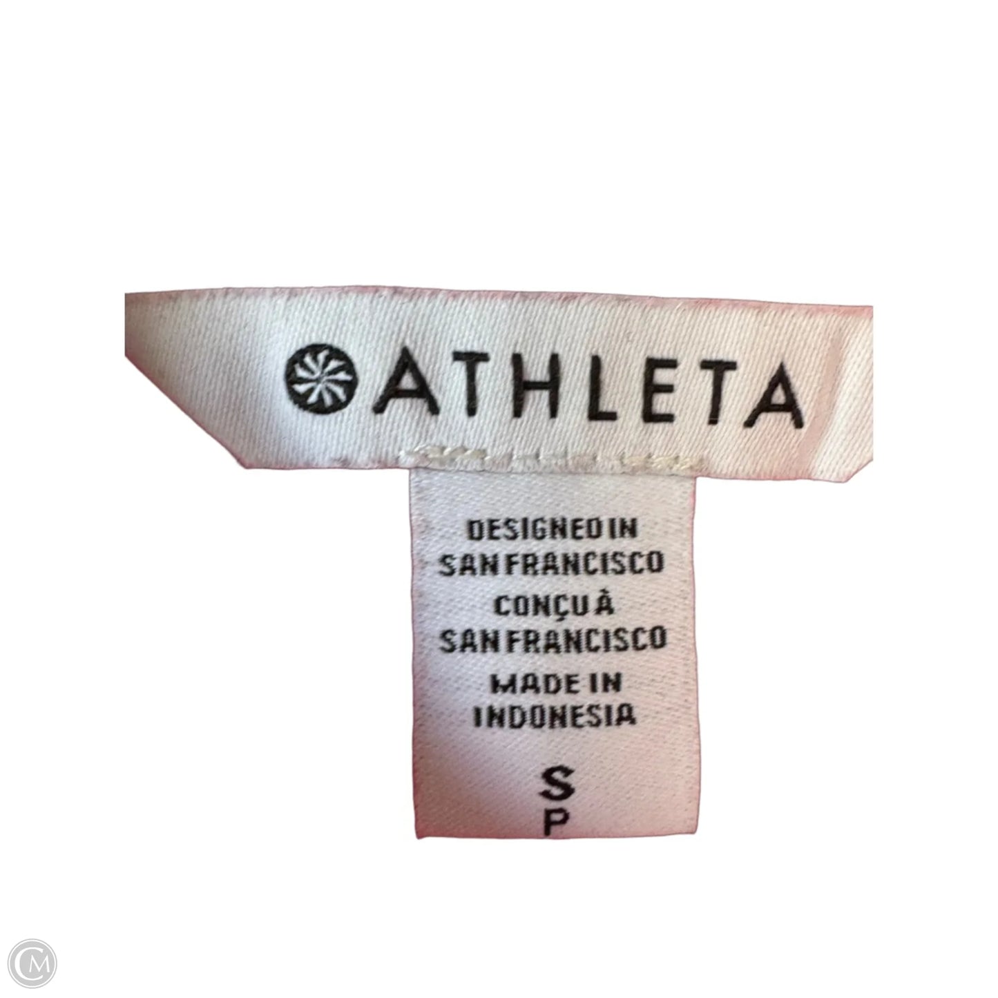 Top Short Sleeve By Athleta In Pink, Size: S