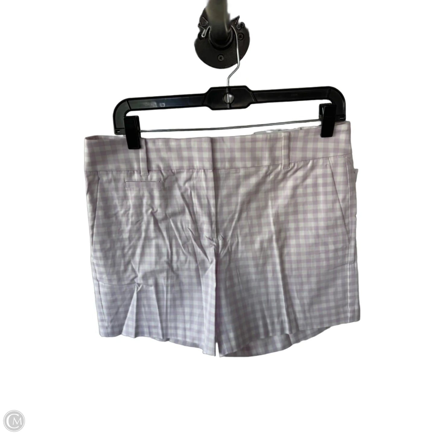 Shorts By Ann Taylor In Purple & White, Size: 6