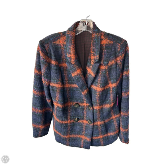 Blazer By Cabi In Blue & Orange, Size: L