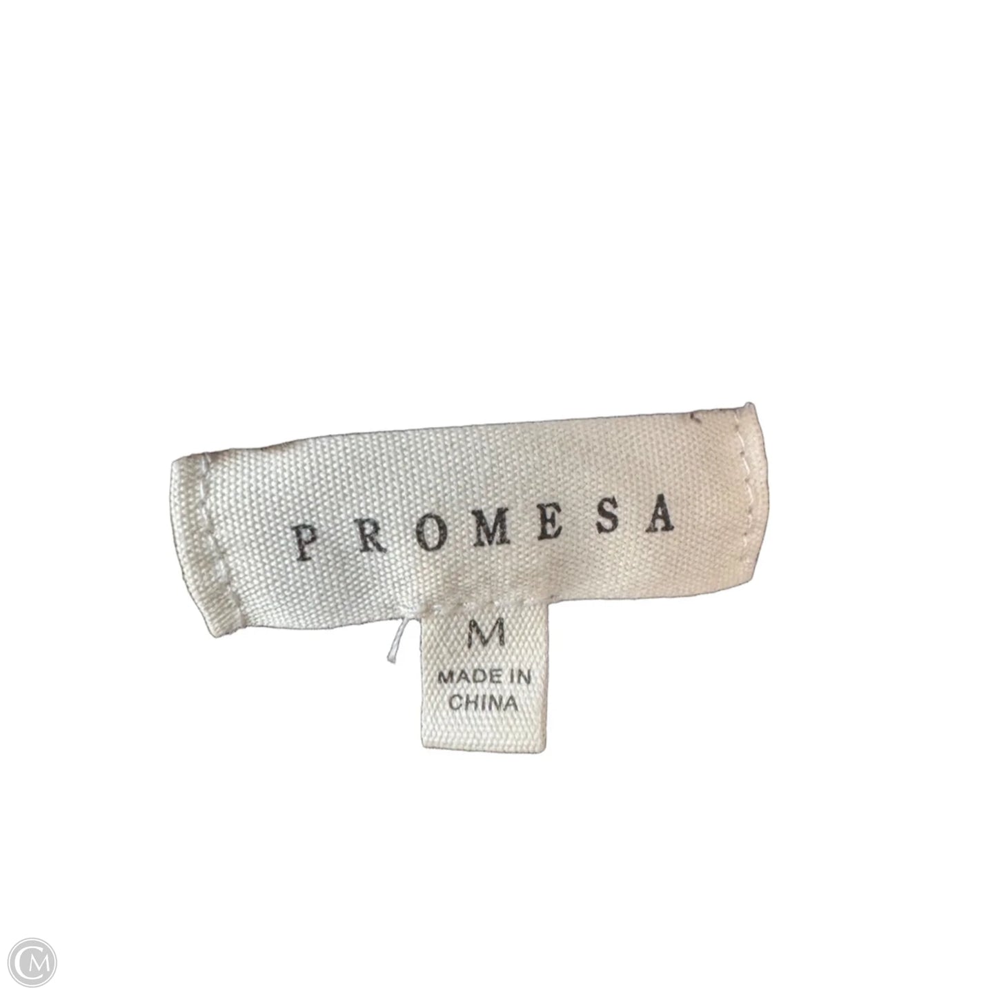 Sweater Short Sleeve By Promesa In Brown, Size: M