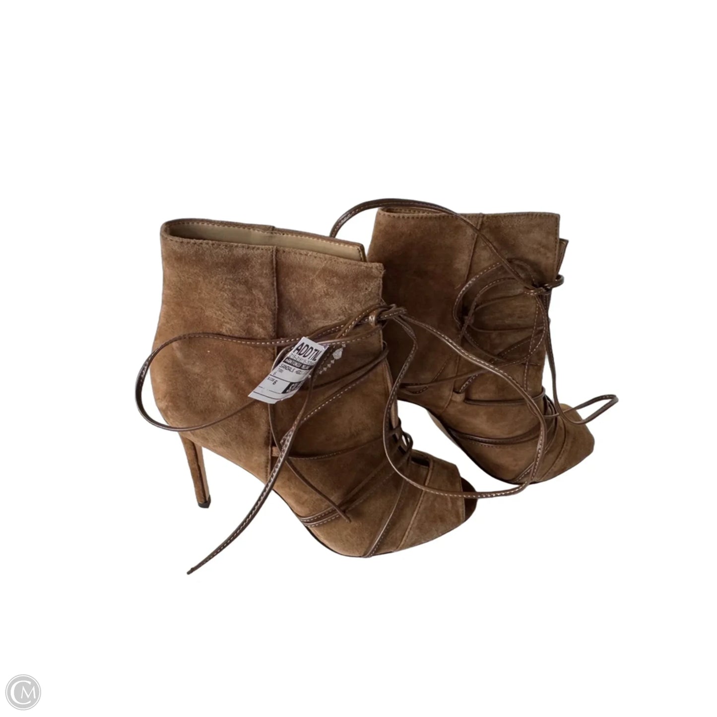 Sandals Heels Stiletto By Antonio Melani In Tan, Size: 6