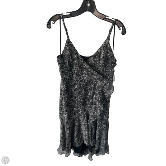 Dress Party Midi By Express In Black & White, Size: M