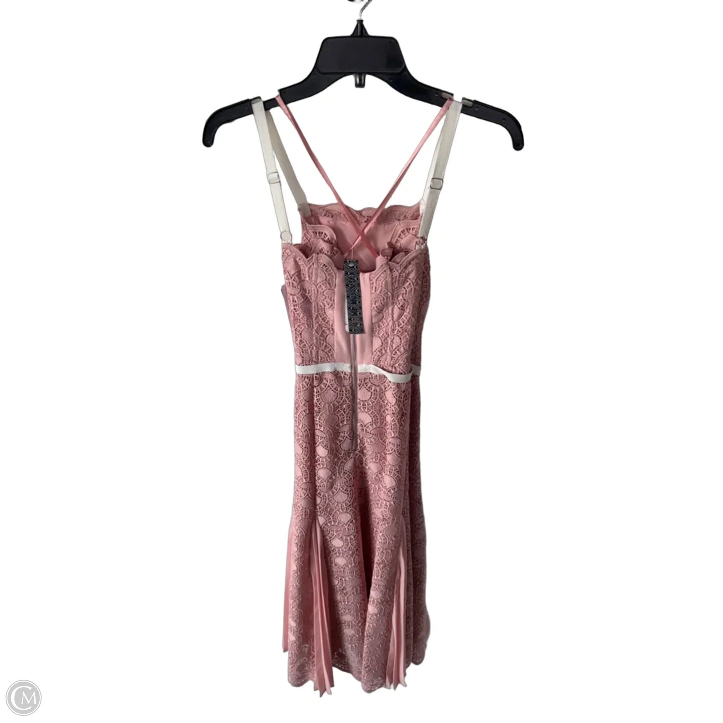 Dress Party Midi By Gianni Bini In Pink & White, Size: S
