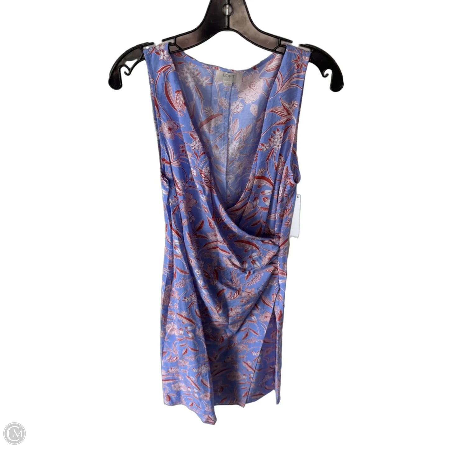 Dress Casual Midi By Loft In Brown & Purple, Size: Sp