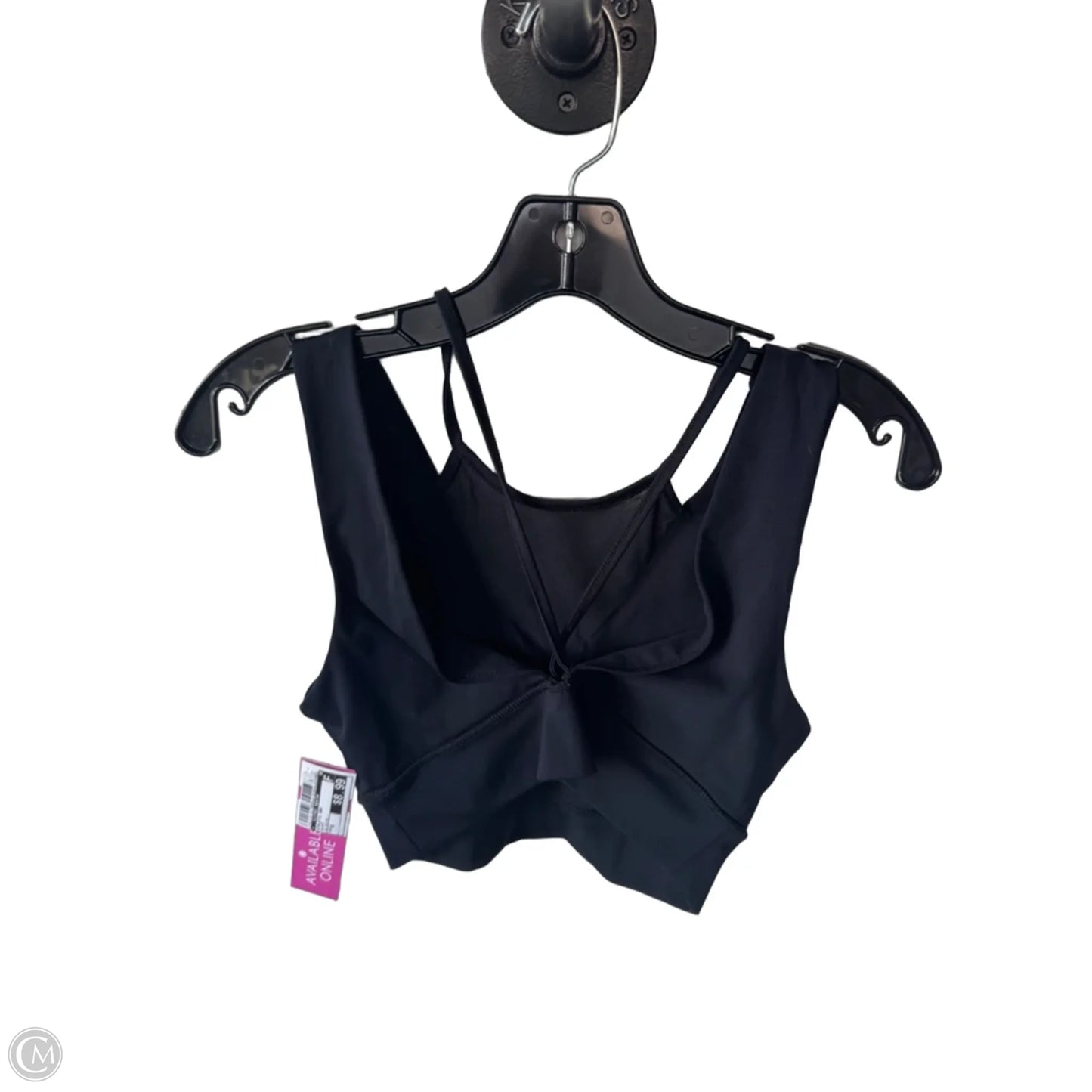 Athletic Bra By Clothes Mentor In Black, Size: S