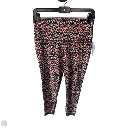 Athletic Leggings By Senita In Black & Pink, Size: 8