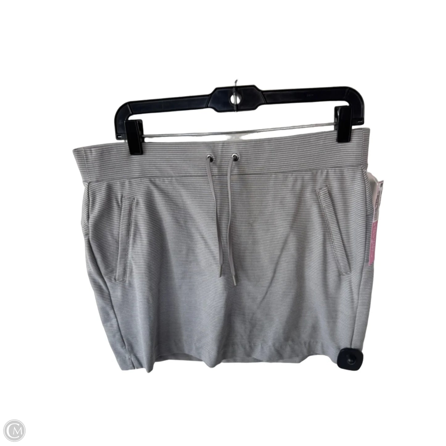 Athletic Skort By Athleta In Tan & White, Size: 8