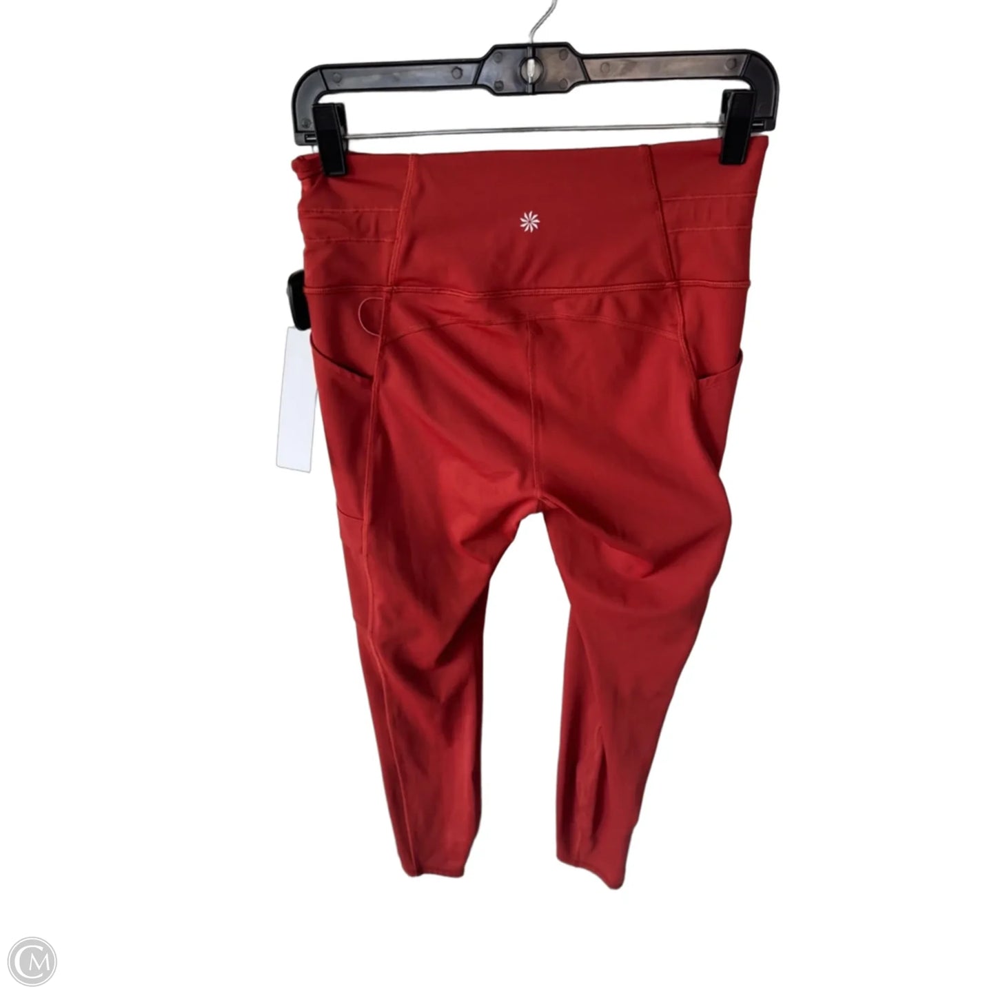 Athletic Leggings By Athleta In Orange, Size: 8
