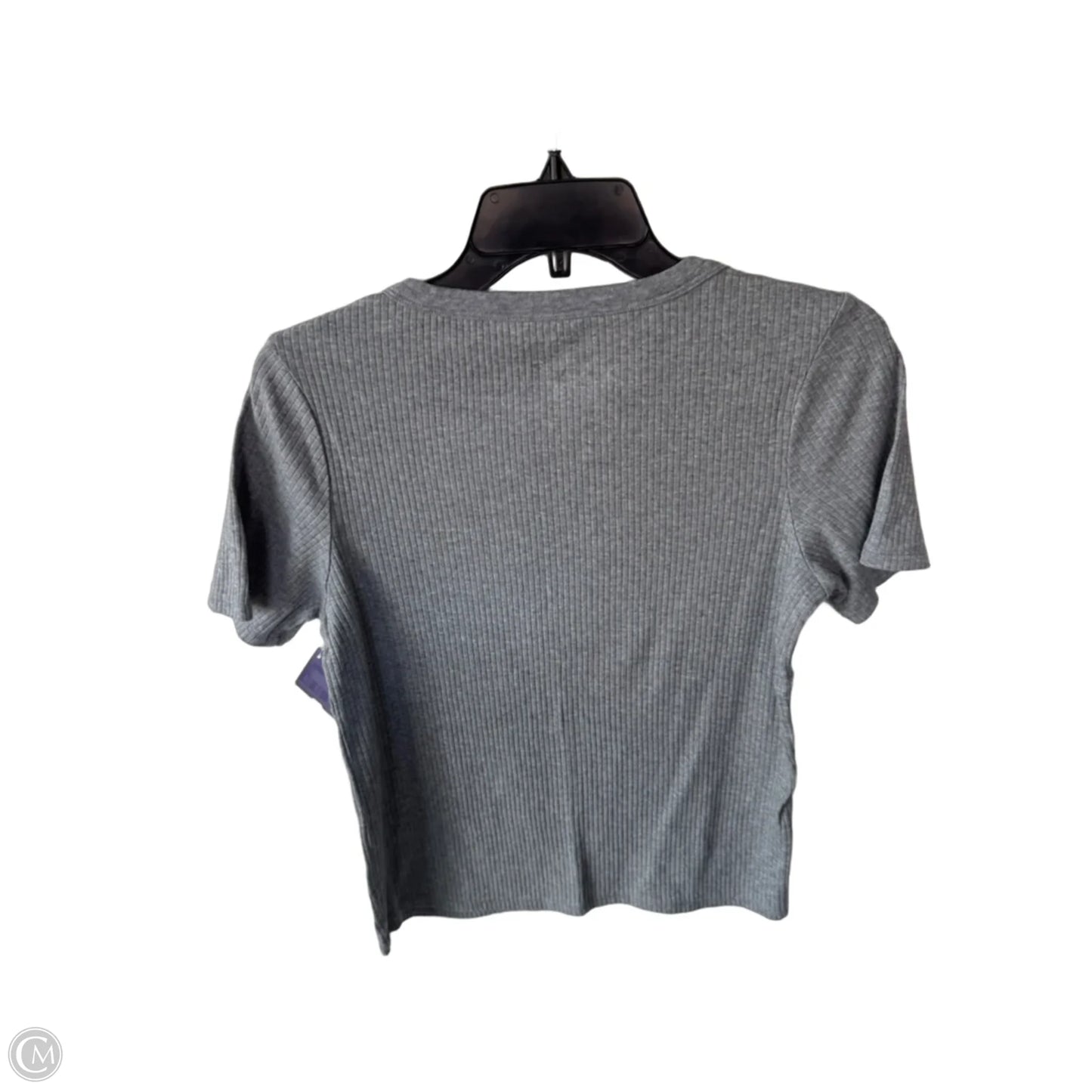 Top Short Sleeve Basic By Lucky Brand In Grey, Size: L
