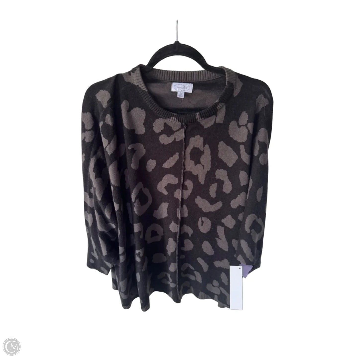 Sweater By Mudpie In Black & Grey, Size: Osfm