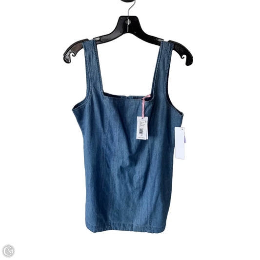 Dress Casual Short By Vineyard Vines In Blue Denim, Size: L