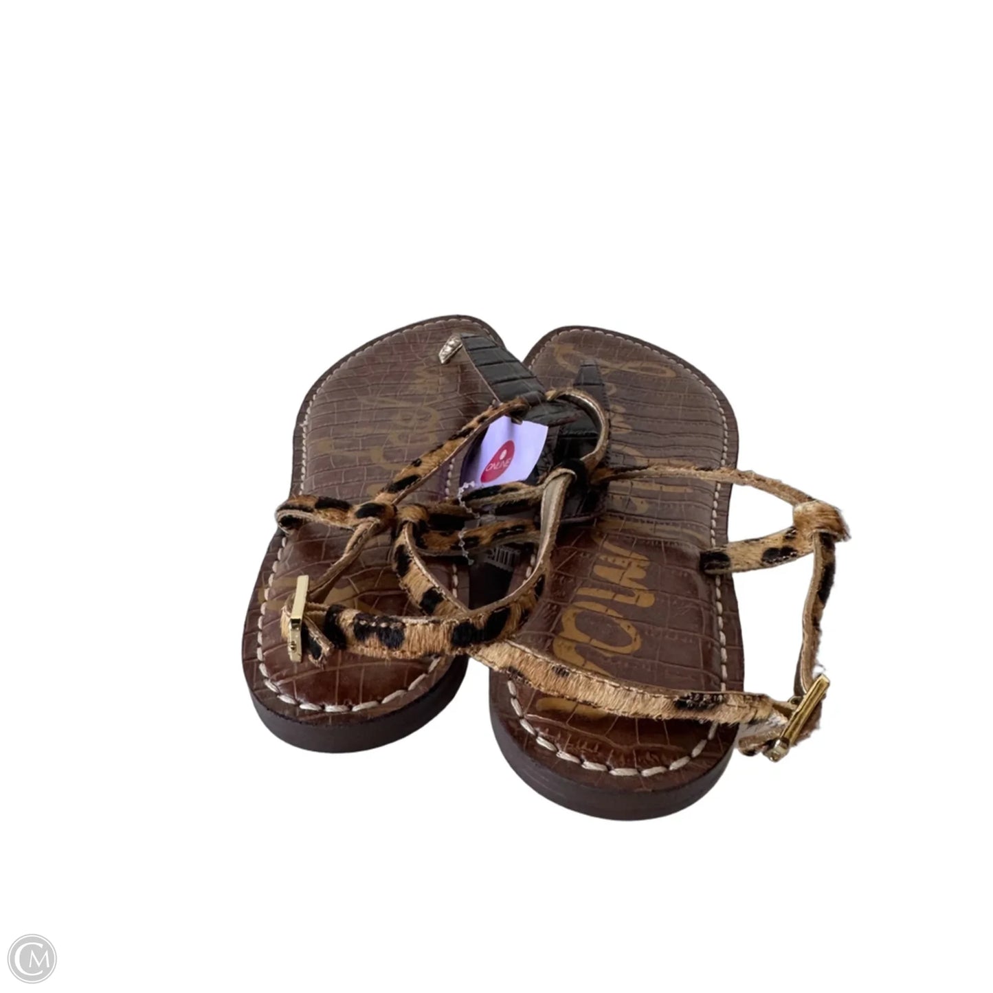 Sandals Flats By Sam Edelman In Brown, Size: 8