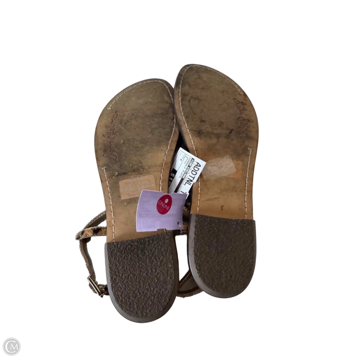 Sandals Flats By Sam Edelman In Brown, Size: 8