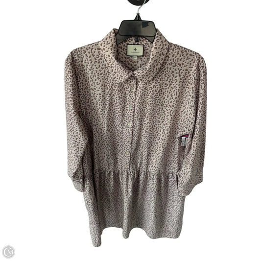 Dress Casual Short By Tuckernuck In Animal Print, Size: Xl