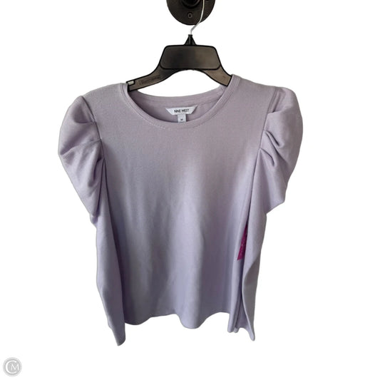 Top Long Sleeve By Nine West In Purple, Size: M