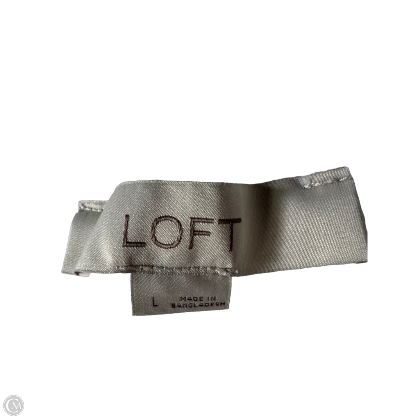 Vest Sweater By Loft In White, Size: L