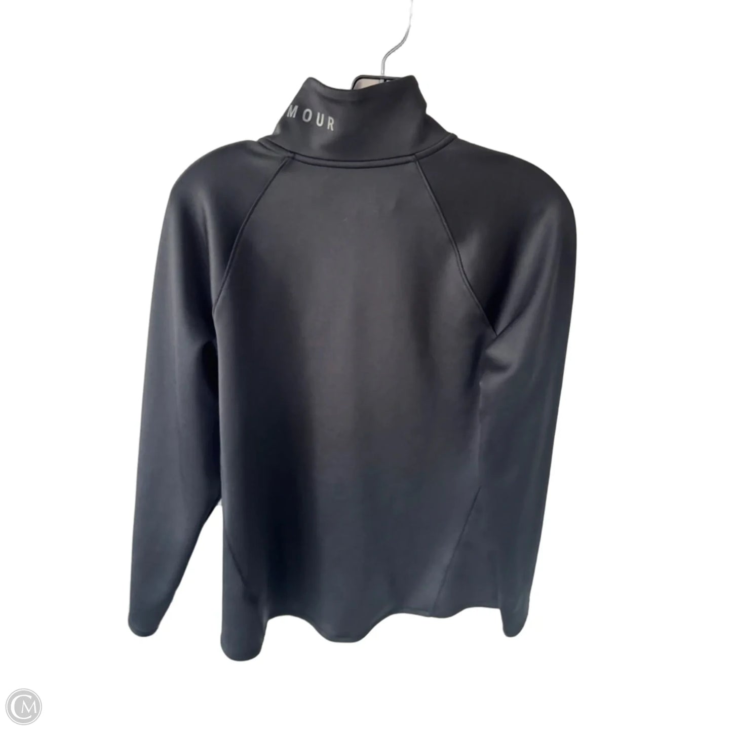 Athletic Sweatshirt Collar By Under Armour In Black, Size: L