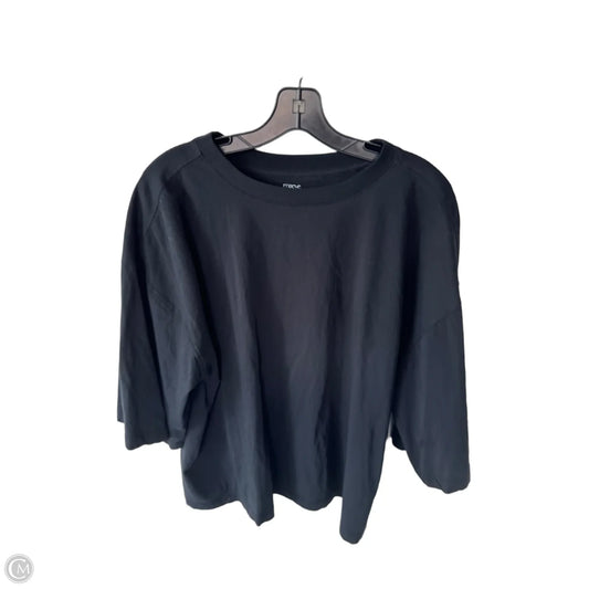 Top Short Sleeve Basic By Maeve In Black, Size: L