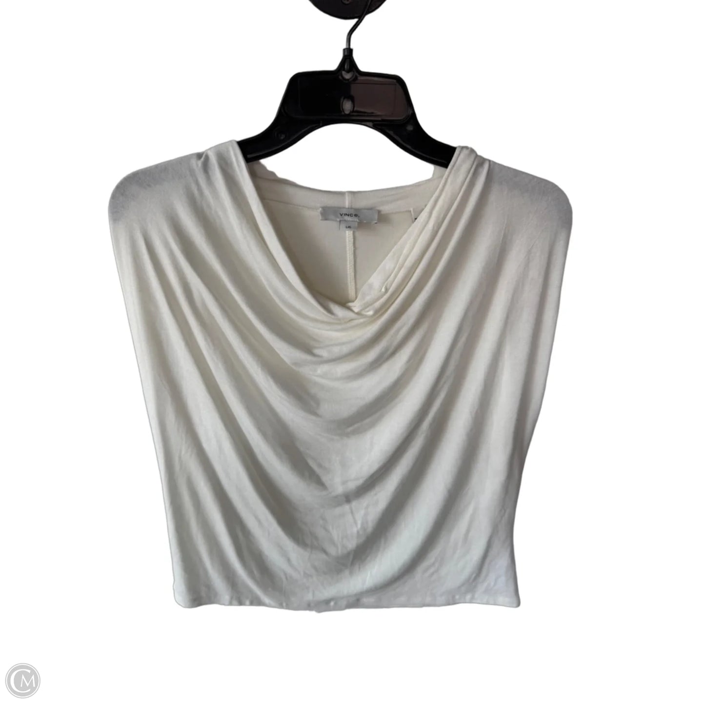Top Sleeveless By Vince In White, Size: L