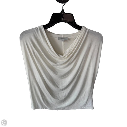 Top Sleeveless By Vince In White, Size: L