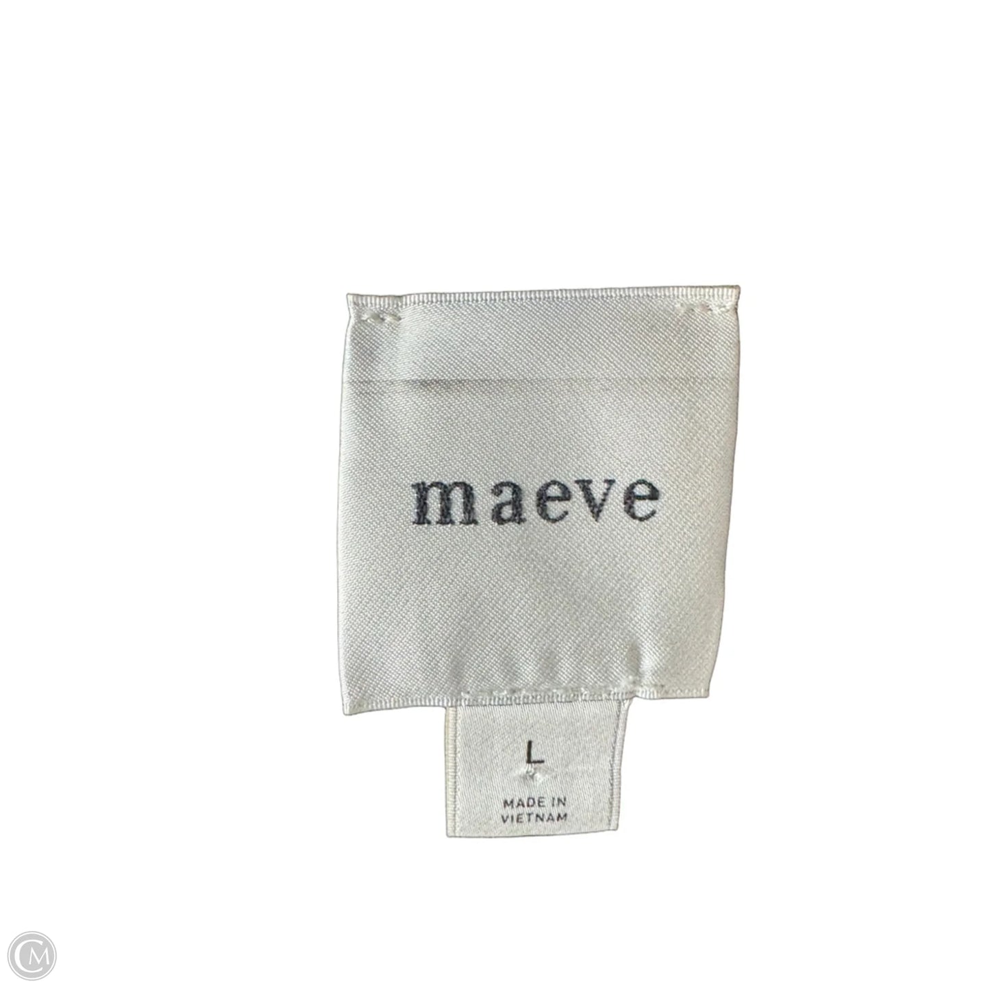 Sweatshirt Crewneck By Maeve In Black, Size: L