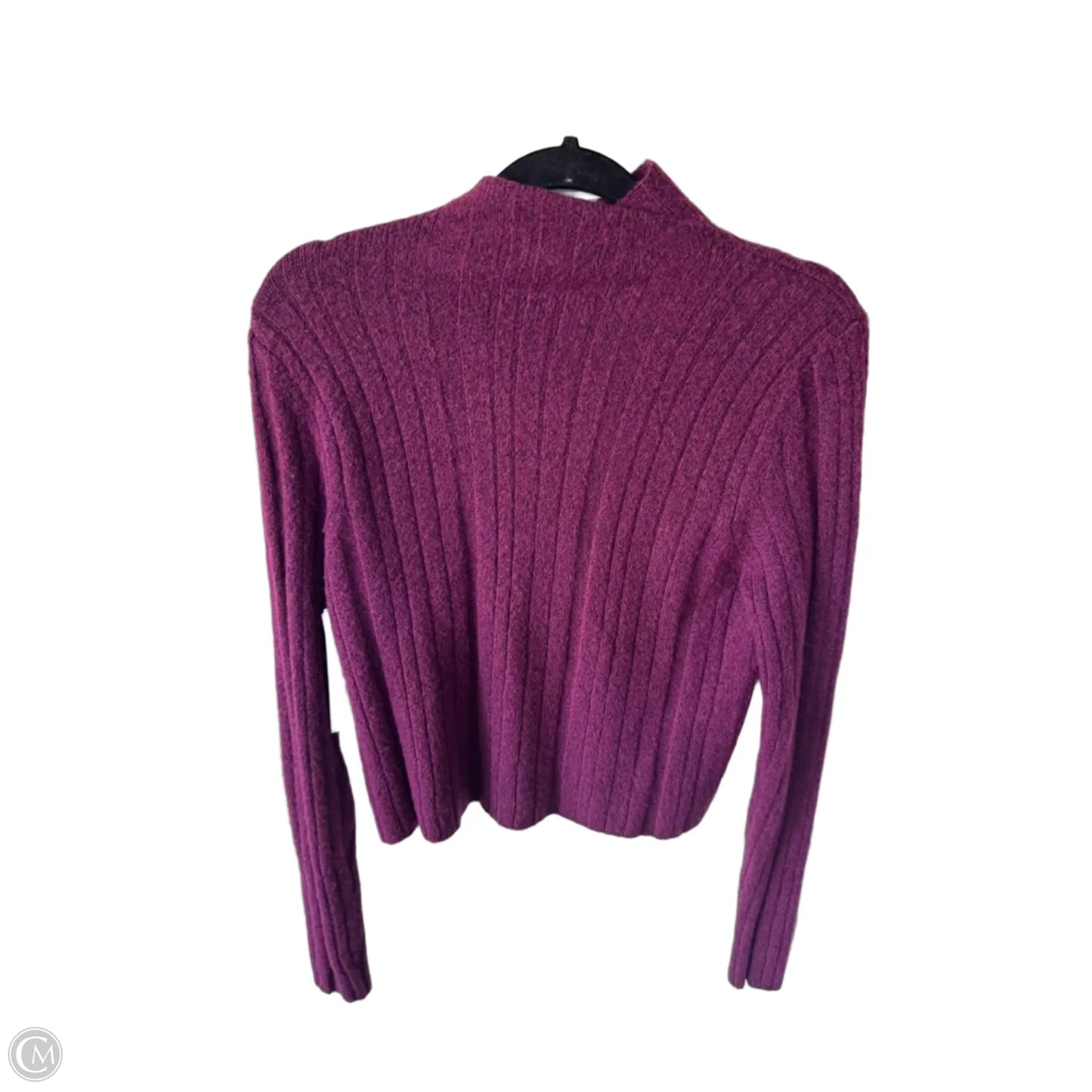 Sweater By Calvin Klein In Purple, Size: M