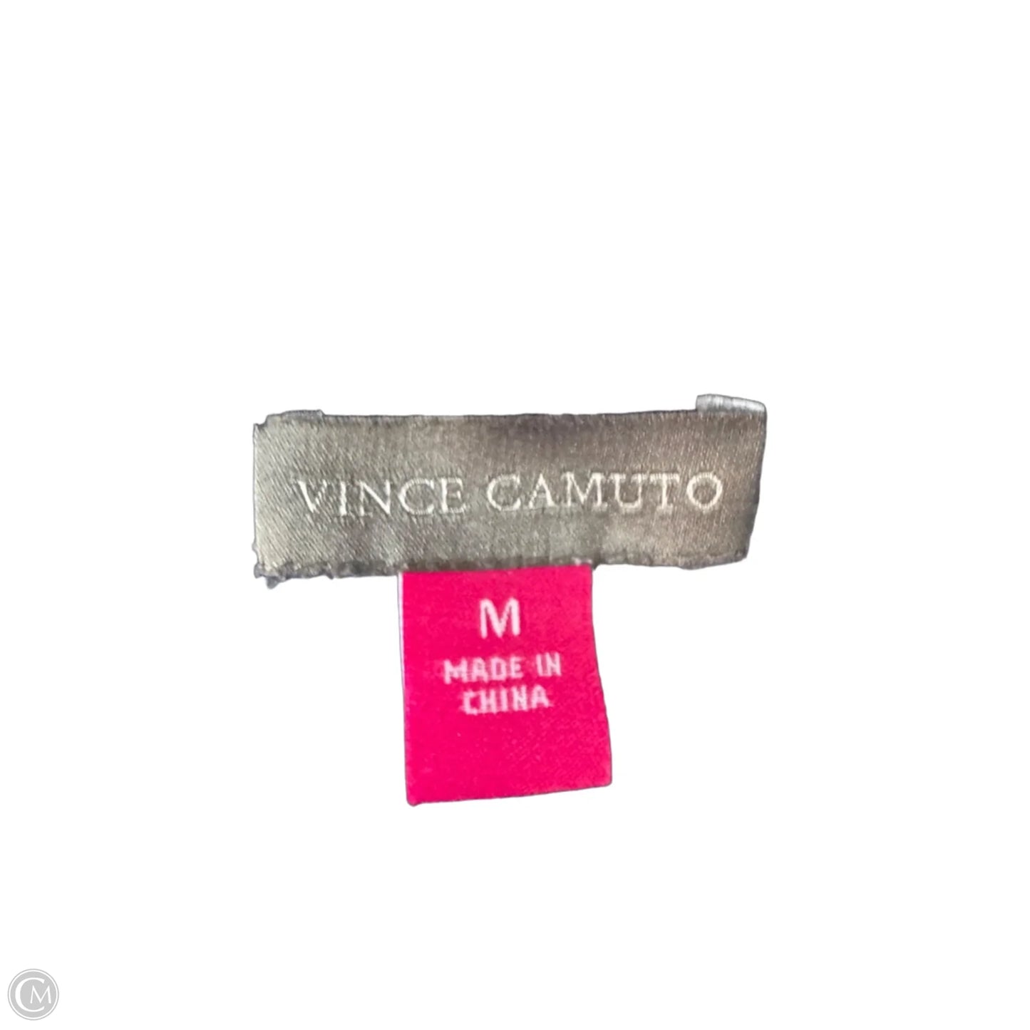 Top 3/4 Sleeve By Vince Camuto In Blue & White, Size: M