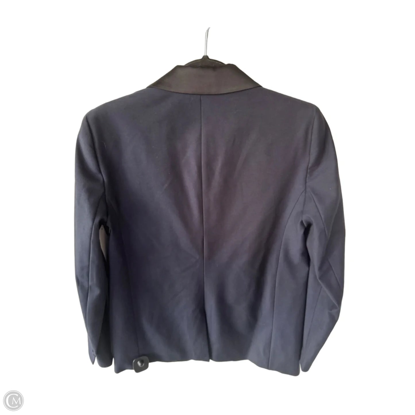 Blazer By Ann Taylor In Black & Blue, Size: Xs