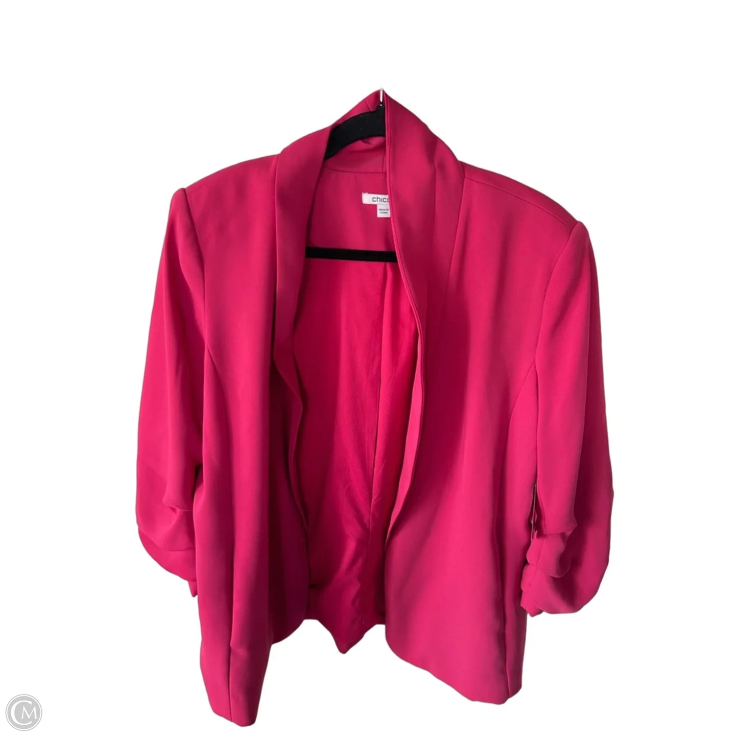 Blazer By Chicos In Pink, Size: L
