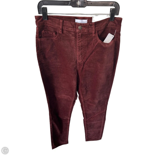 Pants Corduroy By Loft In Brown, Size: 10