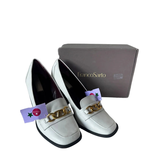 Shoes Heels Block By Franco Sarto In Black & White, Size: 8.5